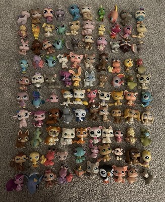 LPS Littlest Pet Shop Lot of 100 Pets 
