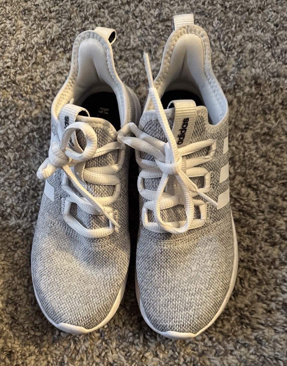 Adidas Cloudfoam Prime Woman's Tennis Shoe Sneaker Gray Whit