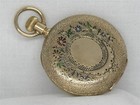 VERY RARE ENAMEL & 14K NICKEL G SIZE E. HOWARD YELLOW GOLD POCKET WATCH, RUNNING — photo 5