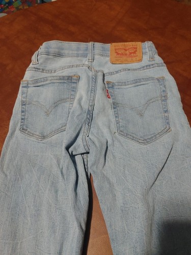 Boys Levi's 502 Regular Taper 10 REG 25x26 Stretch Adj Waist - Picture 7 of 7