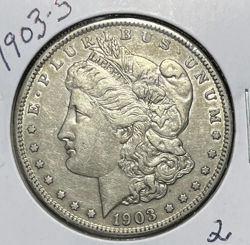 1903-S MORGAN SILVER DOLLAR,  XF DETAILS!
