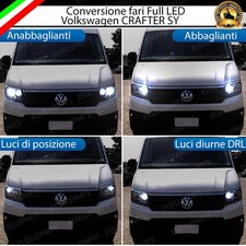 KIT FARI LED VW CRAFTER ANABBAGLIANTI + ABBAGLIANTI + DIURNE + POSIZIONE CANBUS