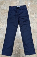 Old Navy Boys Uniform Straight Leg Pants, Navy Blue , Size 14 Regular