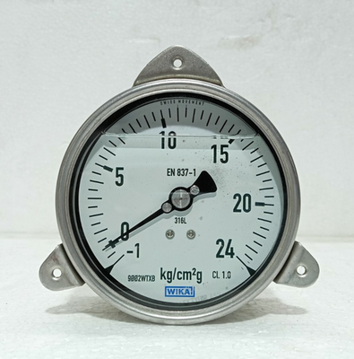 #ad #ad WIKA 233.50.100 PRESSURE GAUGE 1 TO 24 KG CM²G 1 2quot; NPT BACK #3 $103.40