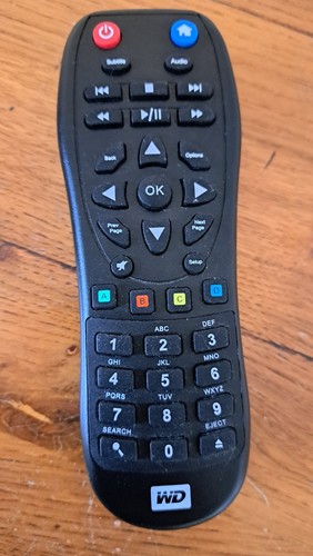 WD TV WDTV Live HD Streaming Media Video Player Western Digital Remote & Power - Picture 10 of 12