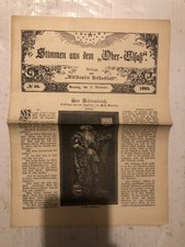 Journal / Vieux Papier Du Samedi 17 Novembre 1895