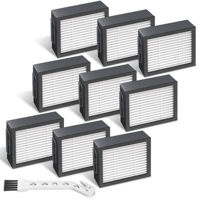 Improvedhand Filters Replacement Fit for i-Robot Room.ba E I & J  Black+white 