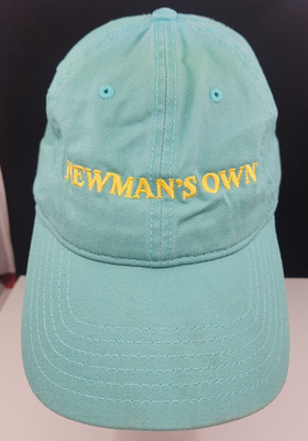 Newman's Own Turquoise Adjustable Cap   Metal Buckle - NEW