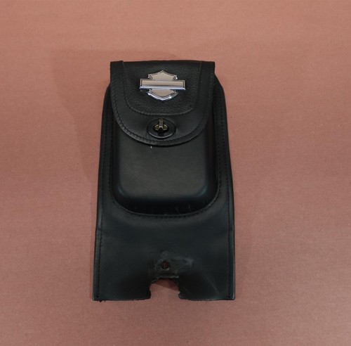 2000-2006 HARLEY-DAVIDSON FXSTB Leather Tank Panel With Pouch Console
