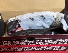 Vans  Leopard Laces, Black ,Kids Sz 4 New With Box