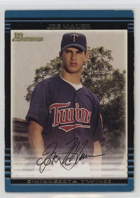 2002 Bowman Joe Mauer #379 HOF 0zr4