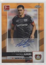 Nadiem Amiri Chrome Bundesliga 2020/21 Orange Refractor /25 Auto