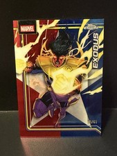 2026 Topps Chrome Marvel Exodus Captain America's Star Refractor /41 #118