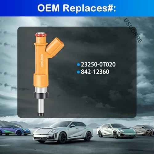 Fuel Injectors 23250-0T020 Replacement for Scion xD 2008-2009, Toyota Corolla 20 Foto 3 de 4