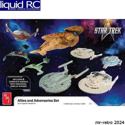 AMT 1443 Star Trek Adversaries & Allies Ship Set