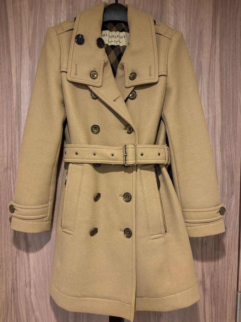 Stylish BURBERRY Women JapanSize S Beige Double-Breasted