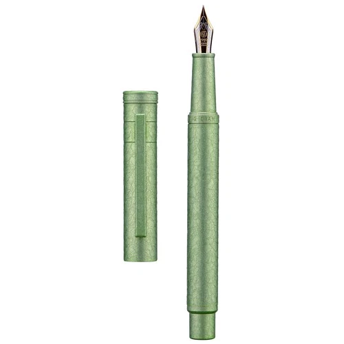 Hongdian 1850 Forest Fountain Pen EF/F/M/Bent Nib, Lake Blue Ice Flower Gift Pen - product listing photo