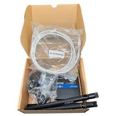 RUT24001U000 Teltonika RUT240 Industrial 4G LTE CAT 4 Wireless Router