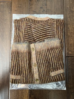 Supreme SS25 2 Tone Mohair Blend Button Cardigan Light Brown