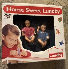 Rare Vintage Home Sweet Lundby Baby Boy & Girl Set Toy Figure
