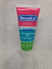Benadryl Extra Strength Cooling Relief Anti Itch Gel Topical 3.5 Oz Exp 01/27