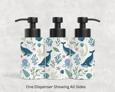 Whale Stainless Steel Soap Dispenser: Whale Bathroom Decor