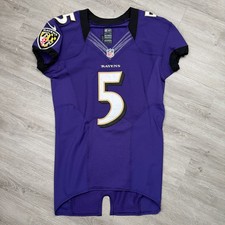 JOE FLACCO Team Issue 2012 Baltimore Ravens Jersey Nike 42 Authentic Pro Cut