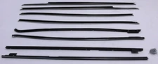 Window Sweeps Felt Kit for Pontiac Catalina 1968 2DR Hardtop OEM 8Pc Inner Outer