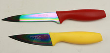 Hampton Forge Titanium Coated Knife Set 2 Utl...