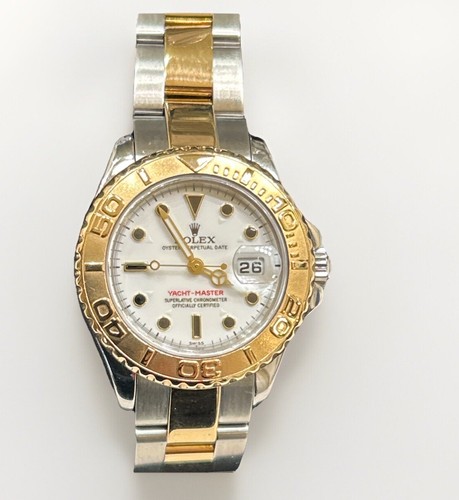 Rolex Yacht-Master 29 MM. 16623 Gold and Silver Oyster Bracelet with Gold Bezel