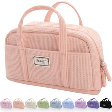 Large Pencil Case Pouch, Extra Big Pencil Bag with 5 Compartments, Pen Bag Wi...