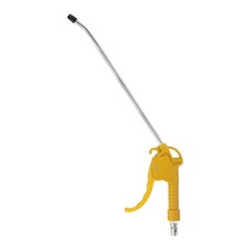High Pressure Air Blow Gun with 10 Inch Long Angled Nozzle 150mm Handle Yellow