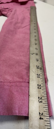 Wrangler Wrancher Shirt Womens Size L Pink Long Sleeve Pockets Snap Western - Picture 6 of 7