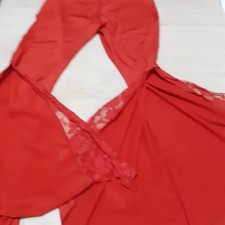 Red Lace Wide Pants Size 55/66 Dancewear Sportwear