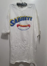 SABRETT XL TEE-SHIRT VINTAGE 1980'S OFFICAL SHIRT XL . 