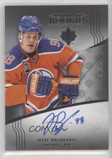 2016-17 Ultimate Collection Rookies Tier 2 64/99 Jesse Puljujarvi #158 Auto av1