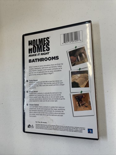 Holmes on Homes: Make It Right - Bathrooms (DVD, 2006) - Picture 2 of 3