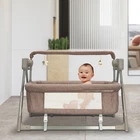 0-36 Months Electric Baby Crib Musical Cradle Infant Auto Swing W/ Safety Belt