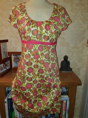 empire line tea dress