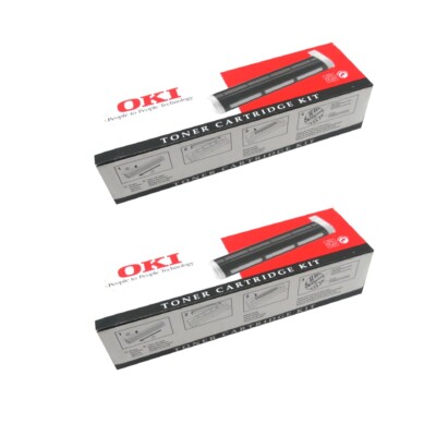 2x Original OKI Toner 09002390 OKIPAGE 4m 4w 4w Plus OKIFAX 4100 OKIOFFICE 44