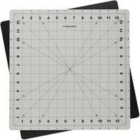 14x14 Fiskars Self Healing Rotating Rotary Cutting Mat With Angles 01-000059j 14x14 Fiskars Self Healing Rotating Rotary Cutting Mat With Angles 01-000059j