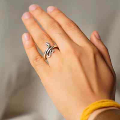 Isha Life Snake Ring Consecrated Silver Ring sadhguru (Snake