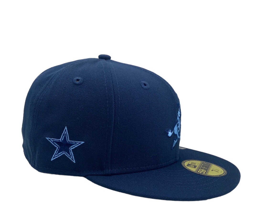 Dallas Cowboys Navy blue New Era 59fifty fitted hat cap 71/8, 71/4