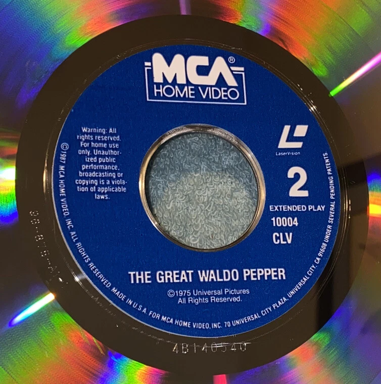 THE GREAT WALDO PEPPER Laserdisc LD ROBERT REDFORD Foto 4 de 4