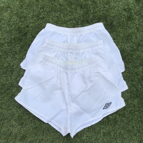 Shiny White Nylon Umbro shorts size 30 