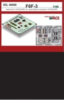 MW22 Eduard 3DL48068 F6F-3 Space 1/48 3D Decal For Eduard