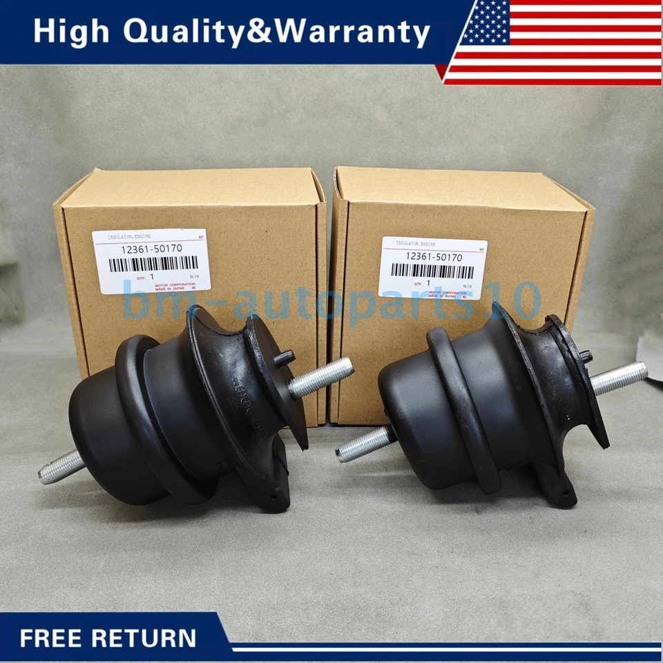 OEM 2PCS Front Engine Motor Mount For 2001-2006 Lexus LS430 4.3L 12361-50170 US Foto 2 de 4