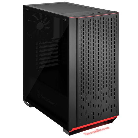 Silverstone PM02B-G (Black) ATX/MATX Primera Chasis w/ Tempered Glass Window
