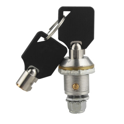 Motorcycle Chrome Saddlebag Lock & Key Kit For Harley 92-13 FLH/T