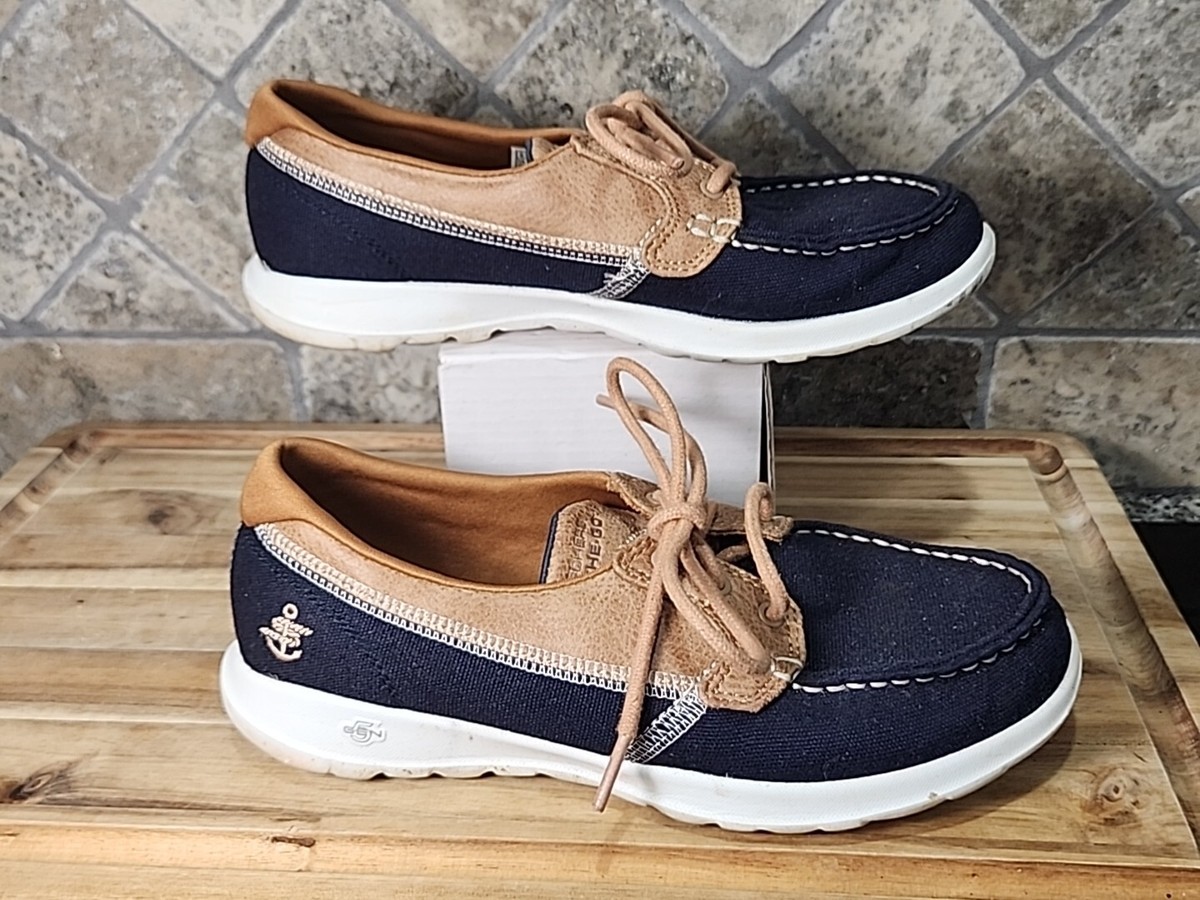 Shoes Womens Skechers Go Step Boat Shoe Skechers Womens Skechers